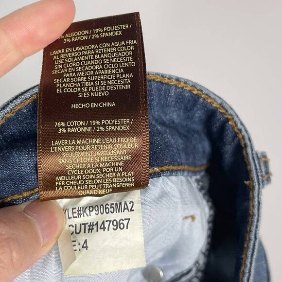 Kut from The Kloth Size 4 Boyfriend Straight Leg Jeans Cuffed Bottom Medium Wash - Picture 9 of 9